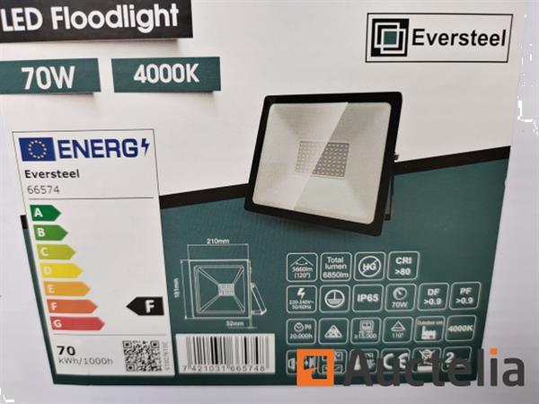 Grote foto 12x eversteel led breedstraler 70 watt doe het zelf en verbouw gereedschappen en machines