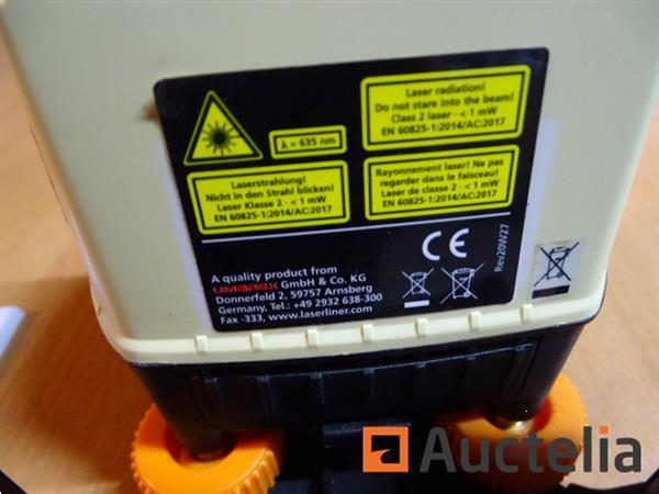 Grote foto laserliner beamcontrol master roterende laser doe het zelf en verbouw gereedschappen en machines