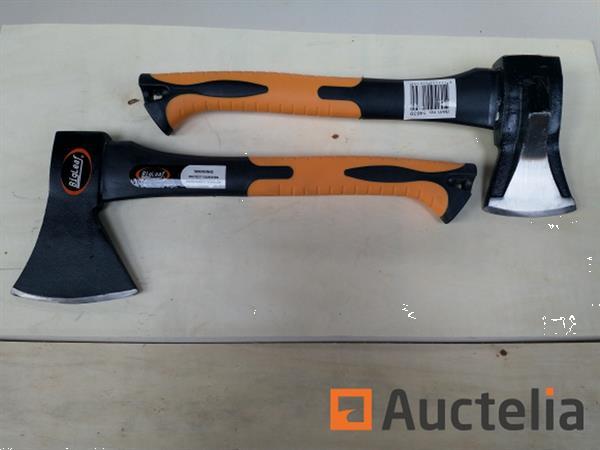 Grote foto big leaf 2x bijlenset agrarisch algemeen