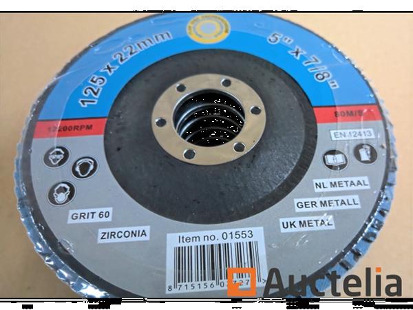 Grote foto 10 x slijpschijf lammellenschijf 125x22mm gr60 doe het zelf en verbouw gereedschappen en machines