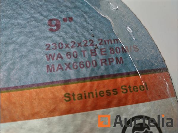 Grote foto 60x slijpschijf 230mm x 2mm doe het zelf en verbouw gereedschappen en machines