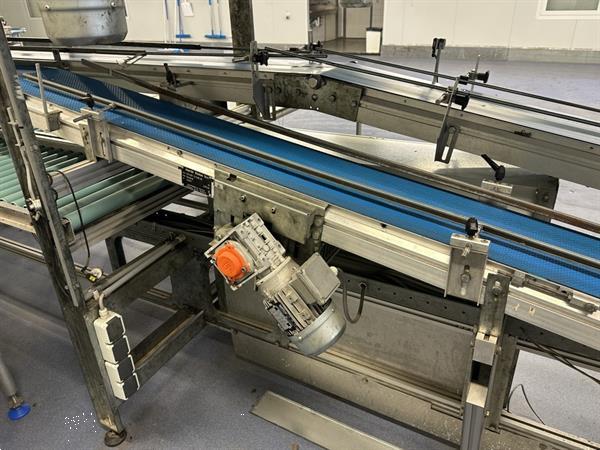 Grote foto martin stolze combi conveyor productie en inpaklijn met 11 marco werktafels met weegschaal agrarisch tuinbouw