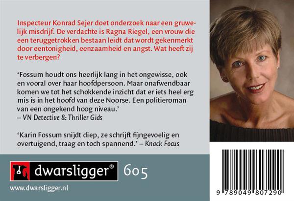 Grote foto de fluisteraar dwarsligger 605 boeken thrillers