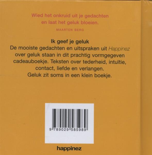 Grote foto ik geef je geluk boeken stripboeken