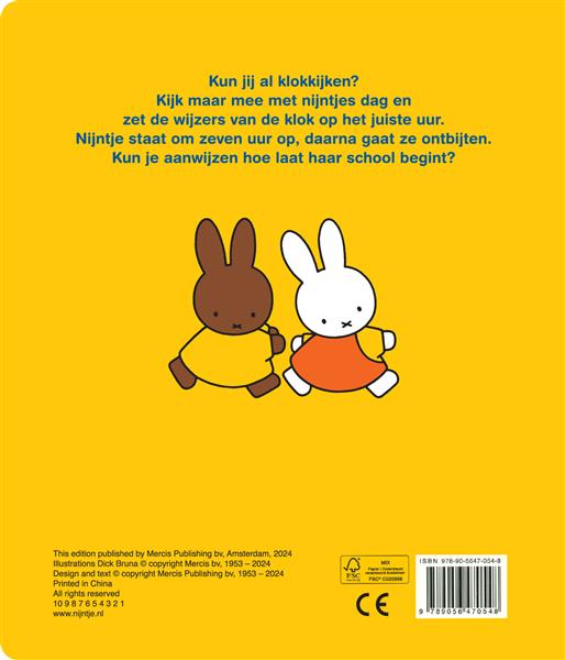 Grote foto klokkijken met nijntje boeken overige boeken