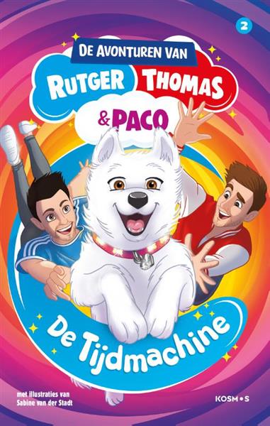 Grote foto de tijdmachine de avonturen van rutger thomas en paco 2 boeken jeugd 13 jaar en ouder