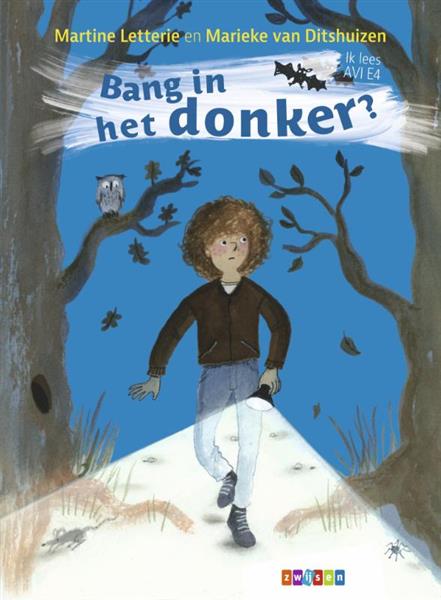 Grote foto bang in het donker ik lees avi boeken jeugd 13 jaar en ouder