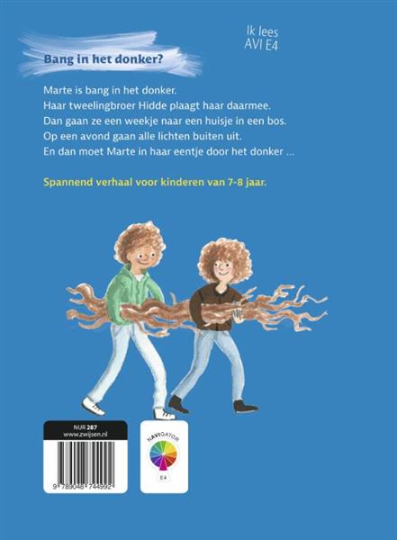 Grote foto bang in het donker ik lees avi boeken jeugd 13 jaar en ouder
