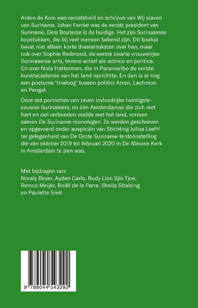 Grote foto de suriname monologen boeken overige boeken
