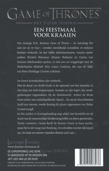 Grote foto een feestmaal voor kraaien game of thrones 5 boeken science fiction