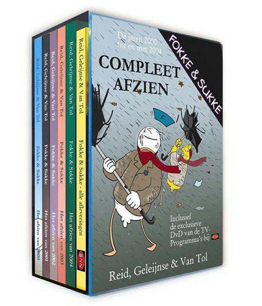 Grote foto compleet afzien dvd boeken stripboeken