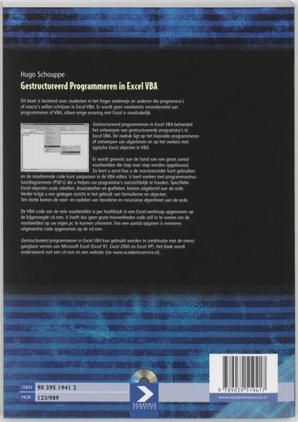 Grote foto gestructureerd programmeren in excel vba boeken overige boeken