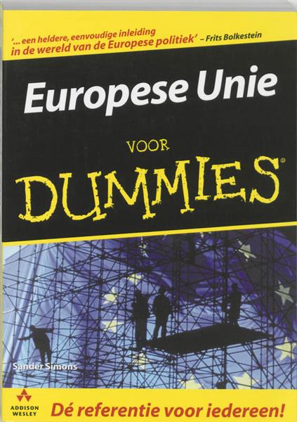 Grote foto europese unie voor dummies voor dummies boeken politiek en maatschappij