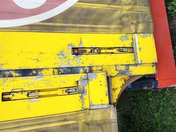 Grote foto semi dieplader met huif 3 asser aluminium vloer 2005 doe het zelf en verbouw opleggers