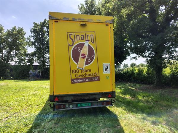 Grote foto semi dieplader met huif 3 asser aluminium vloer 2005 doe het zelf en verbouw opleggers