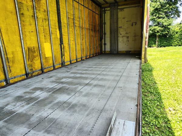 Grote foto semi dieplader met huif 3 asser aluminium vloer 2005 doe het zelf en verbouw opleggers