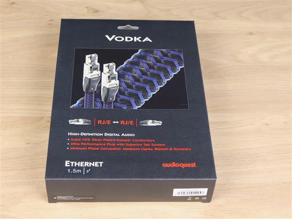 Grote foto audioquest vodka rj e digital audio ethernet network cable 1 5 metre new 30 off audio tv en foto onderdelen en accessoires