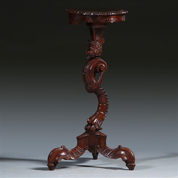 Grote foto karakteristieke italiaans neorenaissance pedestal ca 1875 met pan de bosgod no.301831 antiek en kunst stoelen en banken