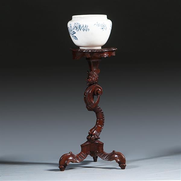 Grote foto karakteristieke italiaans neorenaissance pedestal ca 1875 met pan de bosgod no.301831 antiek en kunst stoelen en banken