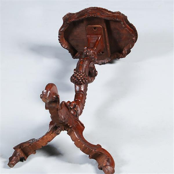 Grote foto karakteristieke italiaans neorenaissance pedestal ca 1875 met pan de bosgod no.301831 antiek en kunst stoelen en banken