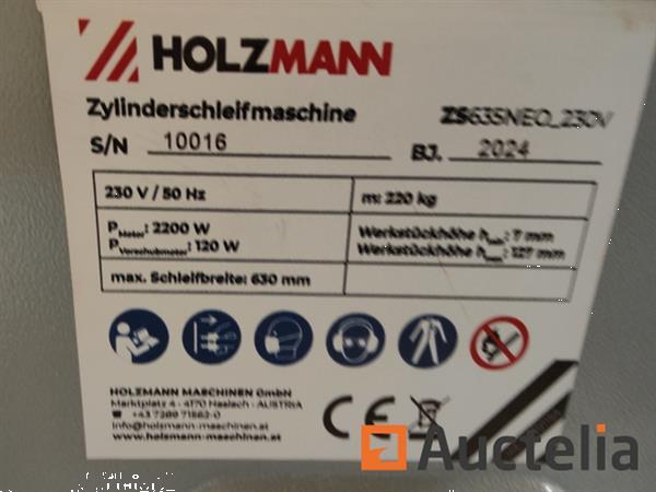 Grote foto holzmann houtbewerkingsmachine de houtmann cilindrische schuurmachine zs635neo doe het zelf en verbouw ijzerwaren en bevestigingsmiddelen