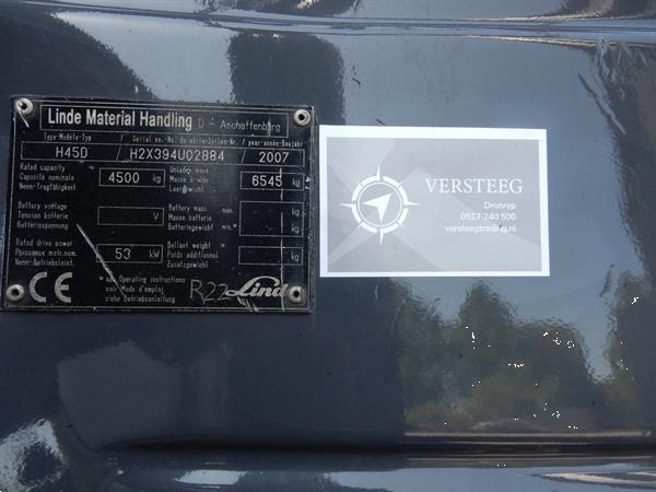 Grote foto linde 4.5ton diesel agrarisch heftrucks