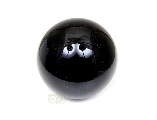 Grote foto zwarte obsidiaan bol 885 gram 88 mm verzamelen overige verzamelingen