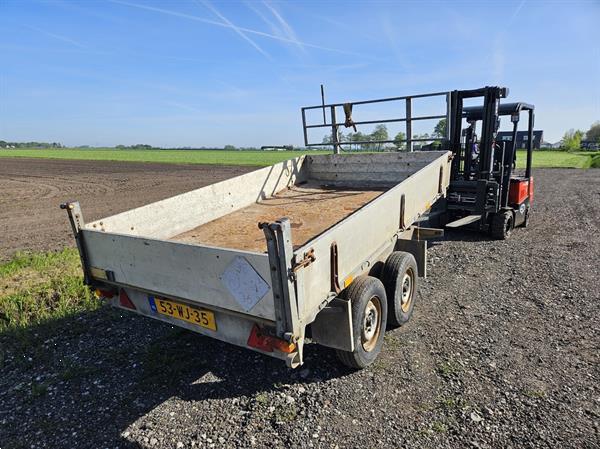 Grote foto kipper handmatig 2000kg agrarisch aanhangwagens