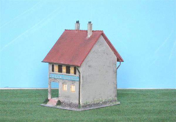 Grote foto huis met zahntechnieker kibri h0 ho nh1268 hobby en vrije tijd h0