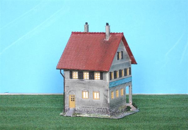 Grote foto huis met zahntechnieker kibri h0 ho nh1268 hobby en vrije tijd h0