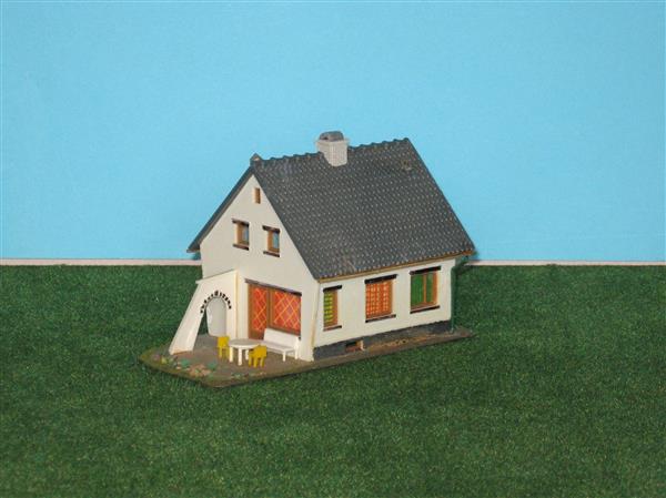 Grote foto woning met poort pola h0 ho nh1276 hobby en vrije tijd h0