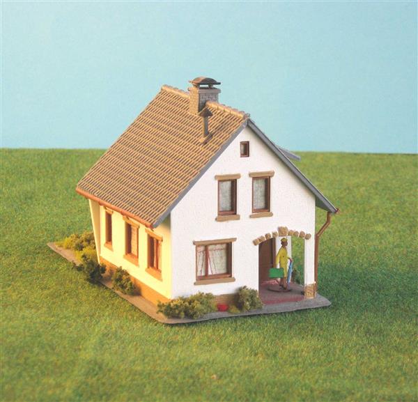 Grote foto woning met poort pola ho h0 nh1277 hobby en vrije tijd h0
