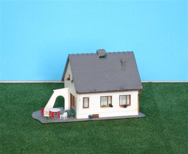 Grote foto woning inclusief mooie poort h0 ho nh1279 hobby en vrije tijd h0