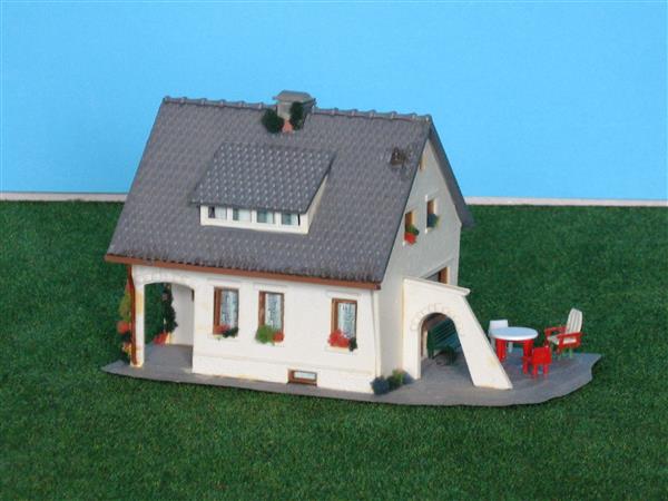Grote foto woning inclusief mooie poort h0 ho nh1279 hobby en vrije tijd h0