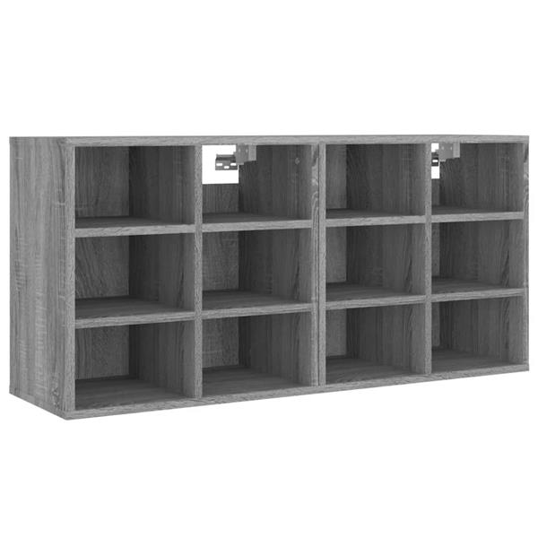 Grote foto vidaxl schoenenkasten 2 st 52 5x30x50 cm grijs sonoma eikenkleurig huis en inrichting overige