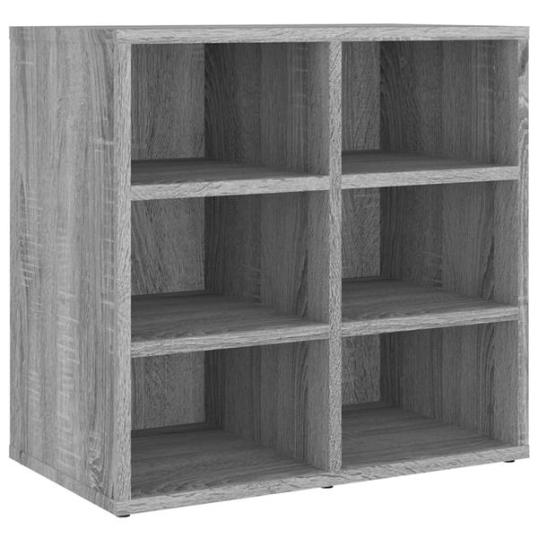 Grote foto vidaxl schoenenkasten 2 st 52 5x30x50 cm grijs sonoma eikenkleurig huis en inrichting overige