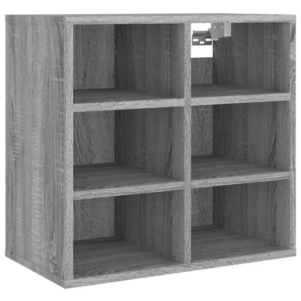 Grote foto vidaxl schoenenkasten 2 st 52 5x30x50 cm grijs sonoma eikenkleurig huis en inrichting overige