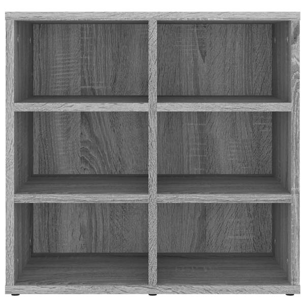 Grote foto vidaxl schoenenkasten 2 st 52 5x30x50 cm grijs sonoma eikenkleurig huis en inrichting overige