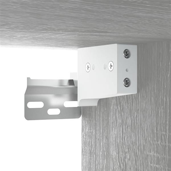 Grote foto vidaxl schoenenkasten 2 st 52 5x30x50 cm grijs sonoma eikenkleurig huis en inrichting overige