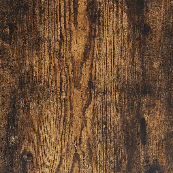 Grote foto vidaxl eettafel 140x74 5x76 cm bewerkt hout gerookt eikenkleurig huis en inrichting eettafels