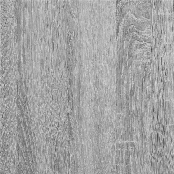 Grote foto vidaxl eettafel 140x74 5x76 cm bewerkt hout grijs sonoma eikenkleurig huis en inrichting eettafels