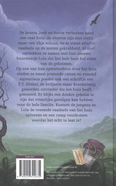 Grote foto het huis met de schuine vloeren pratende ratten en raadsels op de muren boeken jeugd 13 jaar en ouder