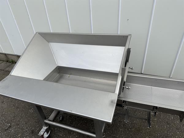 Grote foto bodijn trilgoot invoertriller uitvoerbreedte 19 cm agrarisch kisten