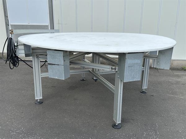 Grote foto viscon ak 2000 draaitafel 200 cm met hdpe bovenkant agrarisch tuinbouw
