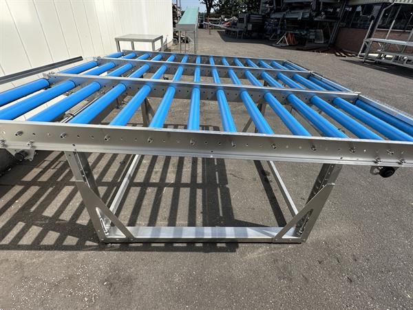 Grote foto het packhuys productie en inpaklijn 3 rollenbanen van 245 x 62 cm 40 cm tafel agrarisch transportbanden