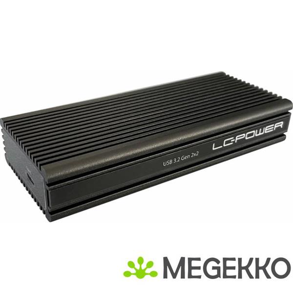 Grote foto lc power lc m2 c nvme 2x2 computers en software behuizingen en kasten