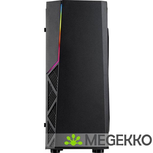 Grote foto inter tech b 02 rgb tower zwart computers en software behuizingen en kasten