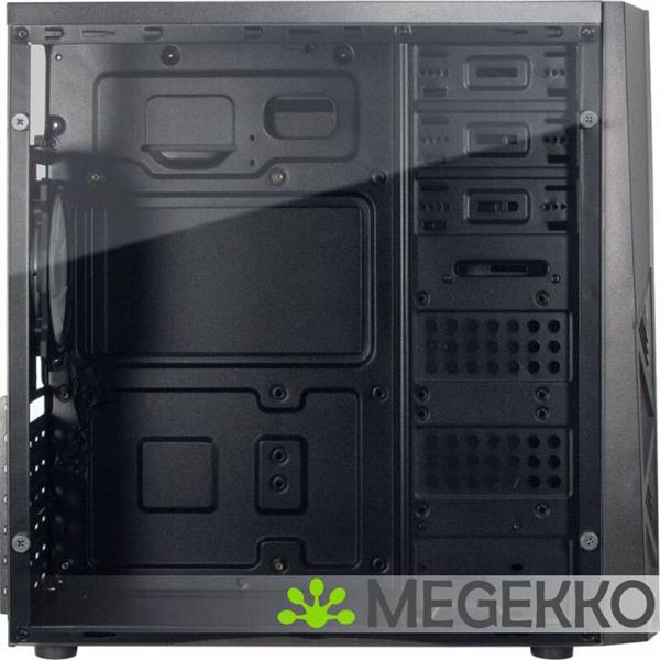 Grote foto inter tech b 02 rgb tower zwart computers en software behuizingen en kasten