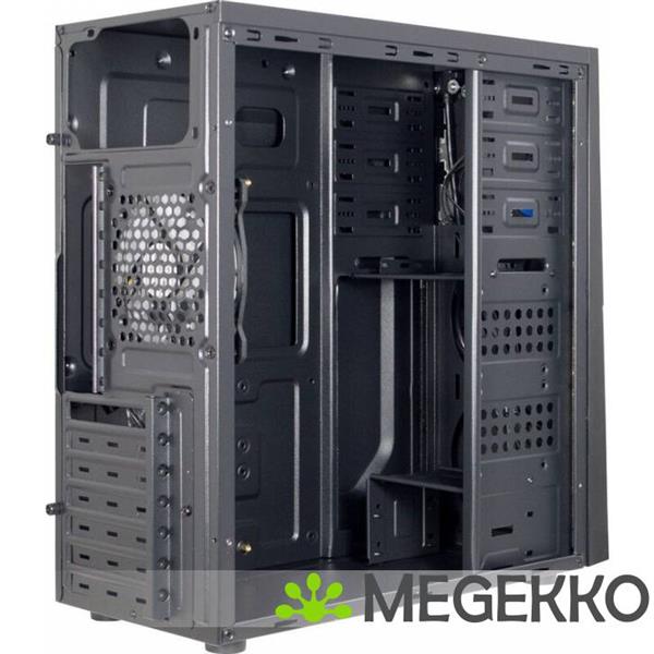 Grote foto inter tech b 02 rgb tower zwart computers en software behuizingen en kasten