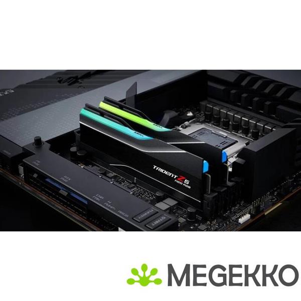 Grote foto g.skill ddr5 trident z5 neo rgb 2x16gb 6400 cl32 computers en software overige computers en software